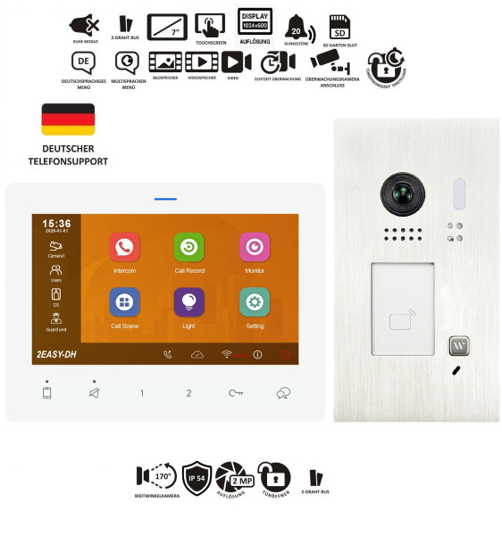 1-familienhaus videotürsprechanlage hybrid